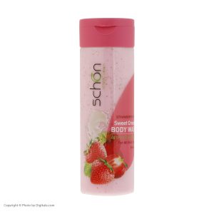 شامپو بدن شون مدل Strawberry And Milk حجم 300 میلی لیتر